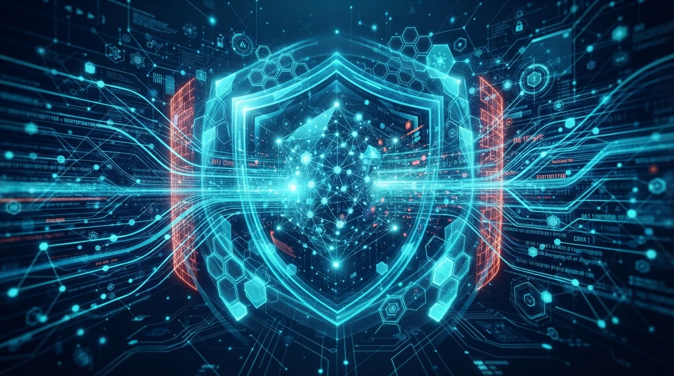 Abstract representation of Generative AI Security