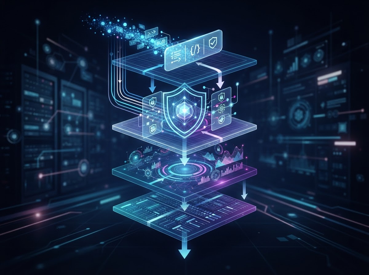 Multi-layered defense architecture for LLMs